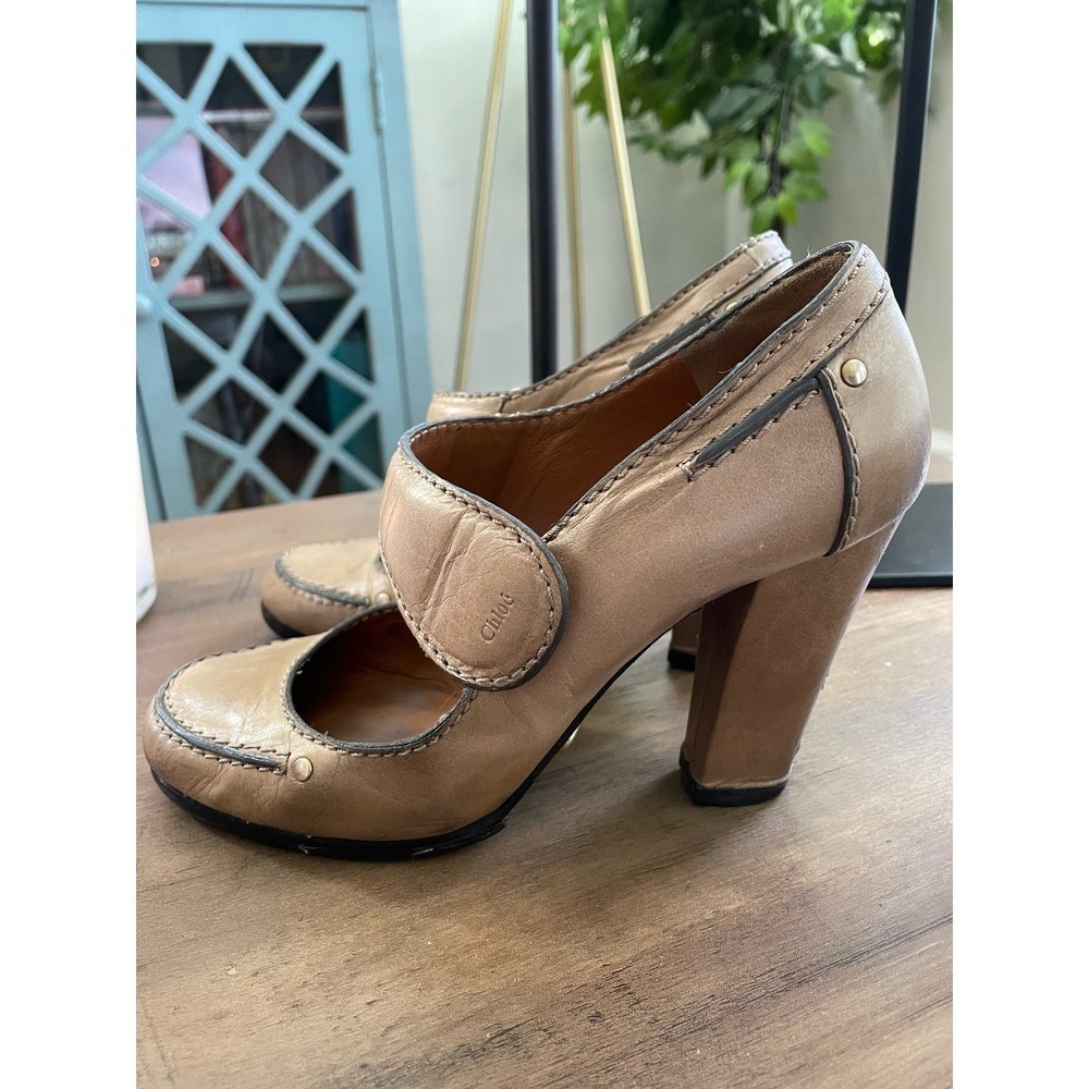 Vintage Chloé Leather Mary Jane’s